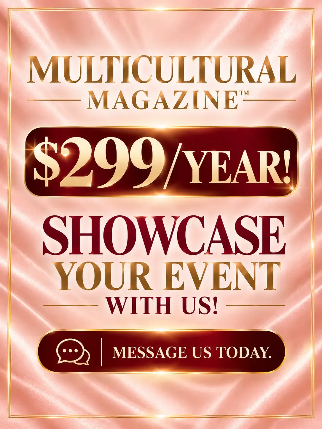 Event promotion feature opportunity from The Multicultural Magazine